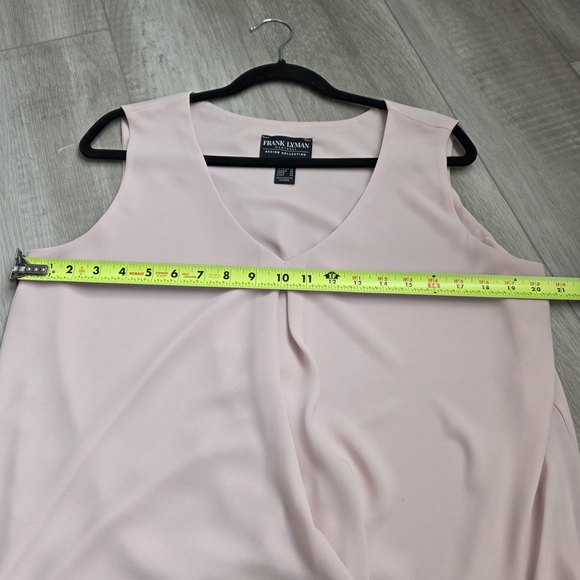 Frank Lyman Design Soft Pink Sleeveless Blouse - Sz 10 - Picture 7 of 10